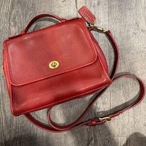 Vintage Coach Court Bag